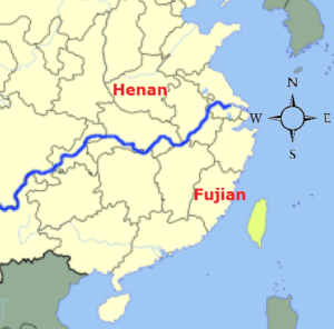 China-province Henan and Fujian
